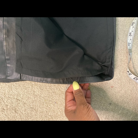 Cache Leather Pencil Skirt size 4 - Picture 4 of 8